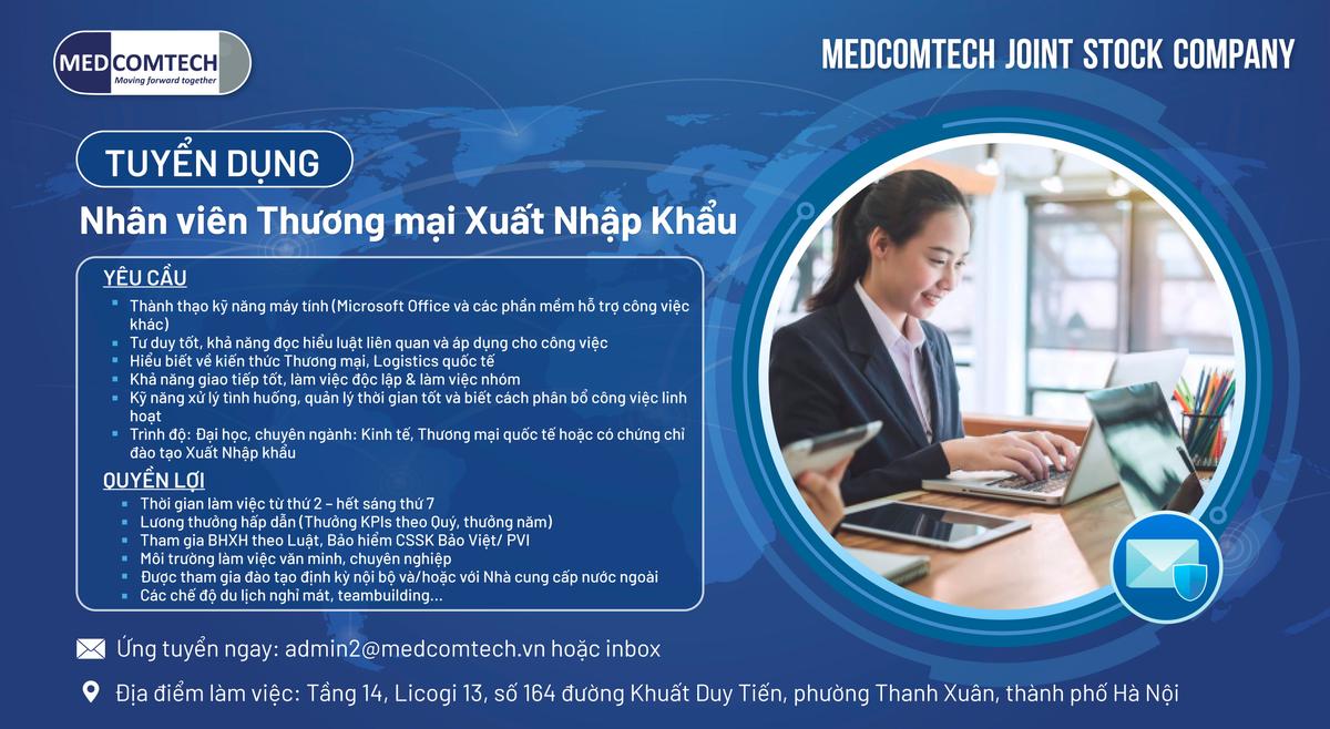 Nhân viên Thương mại Xuất Nhập Khẩu