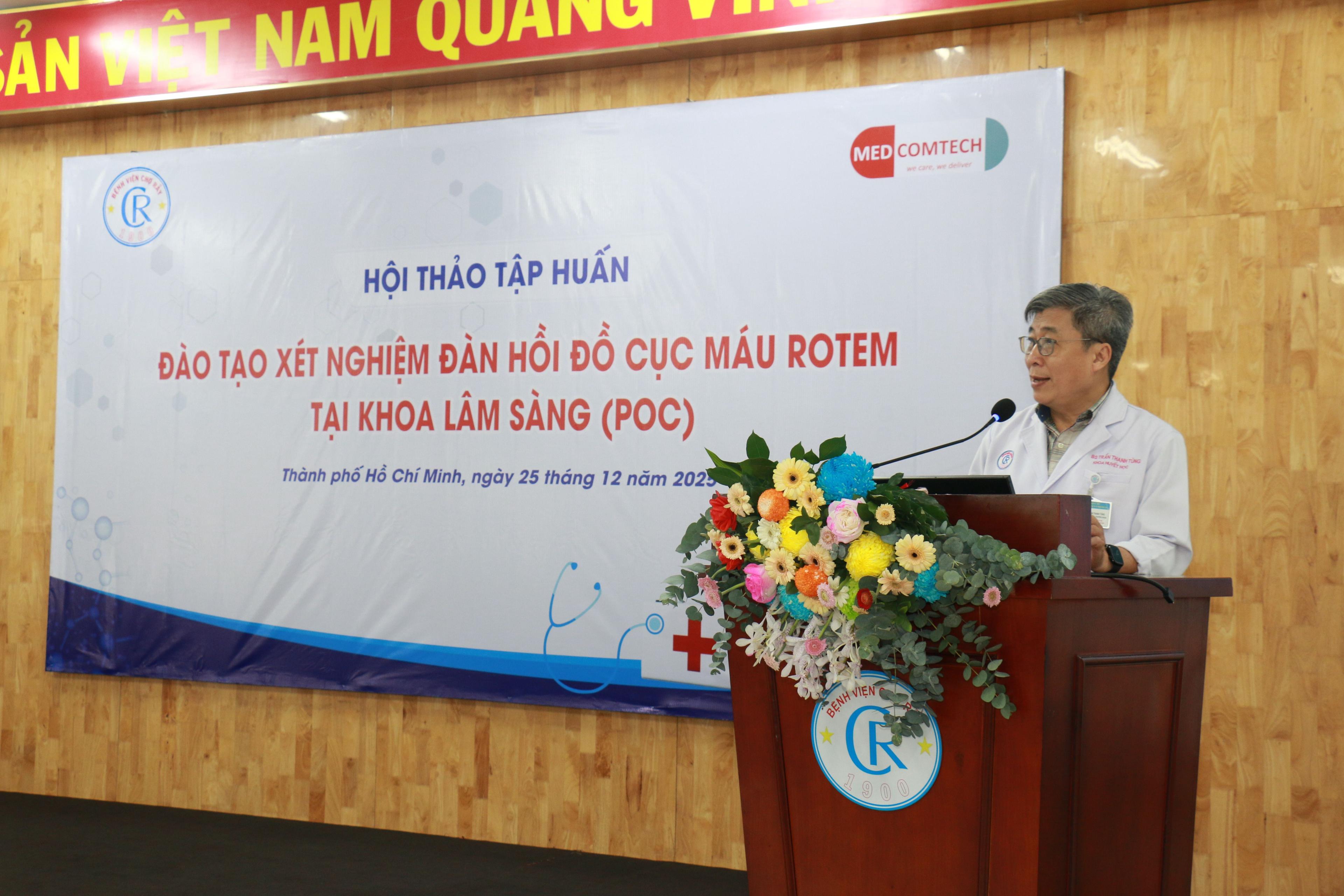 ROTEM Thromboelastometry Training Workshop at Cho Ray Hospital 