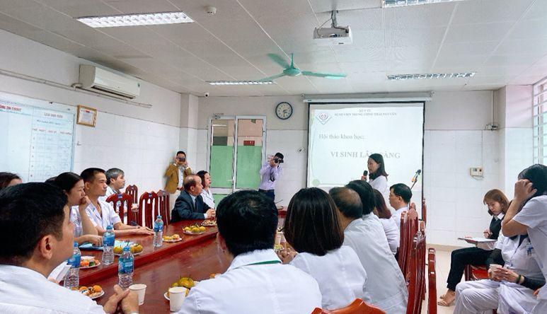 Medcomtech tham dự hội thảo “ vai trò vi sinh lâm sàng” tại khoa vi sinh – bệnh viện trung ương Thái Nguyên