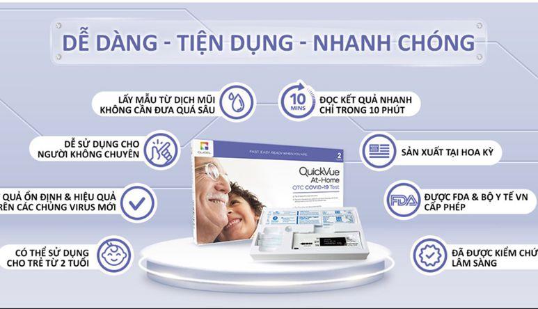 Bộ xét nghiệm kháng nguyên của Quidel phát hiện biến chủng Omicron