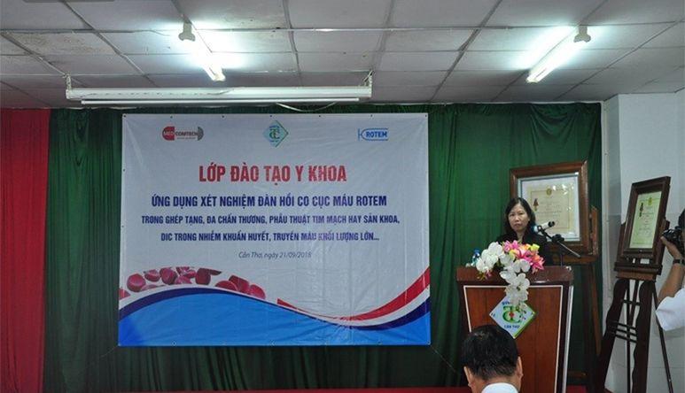 Hội thảo chuyên đề: Ứng dụng xét nghiệm đàn hồi co cục máu ROTEM trong ghép tạng, đa chấn thương, phẩu thuật tim mạch hay Sản khoa, DIC trong nhiễm khuẩn huyết, truyền máu khối lượng lớn tại Bệnh viện Đa khoa Trung Ương Cần Thơ